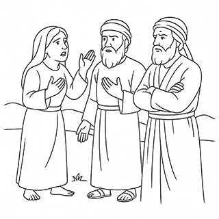 Miriam and Aaron Speaking Against Moses