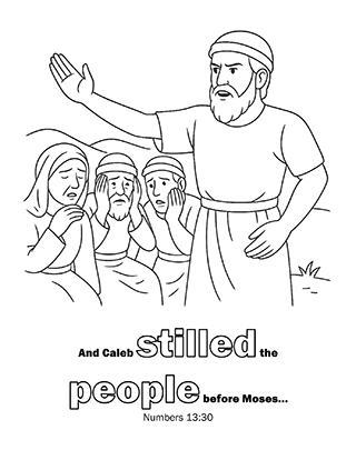 Caleb Stilling the People
