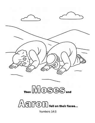 Moses and Aaron on Their Faces