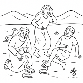Serpents Biting the People