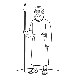 Phinehas with a Javelin