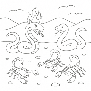 Fiery serpents and scorpions