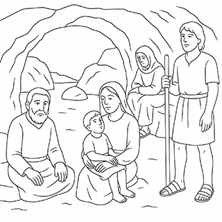 Isrealites Libing in Caves