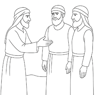 Gideon Asking Succoth men for Bread