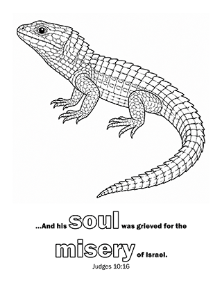 His soul was grieved