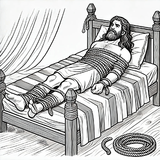 Samson Bound with Ropes
