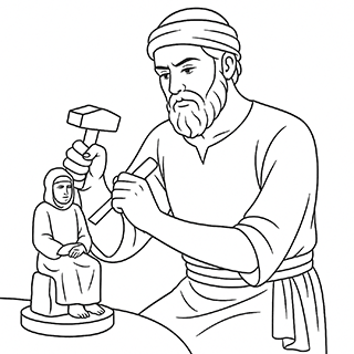 Micah Making a Graven Image