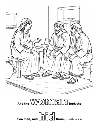 Rahab and the two Spies