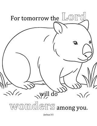For tomorrow the Lord