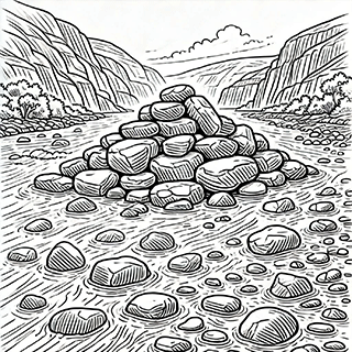Heap of Stones in the Midst of Jordan