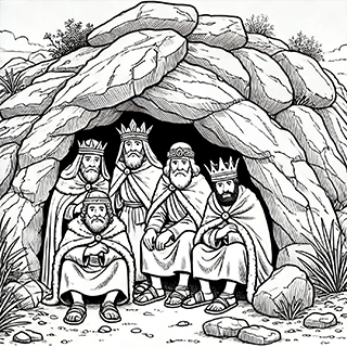 Five kings hiding in a cave