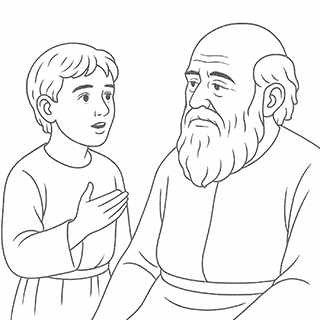 Samuel Telling Eli What the Lord had Told Him