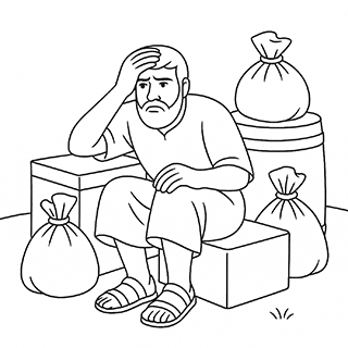 Saul Hiding in the Baggage