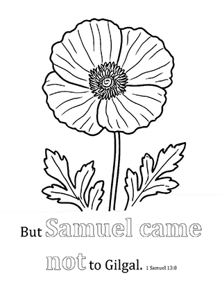 Samuel came not