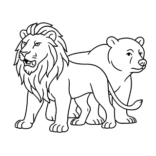 Lion and Bear