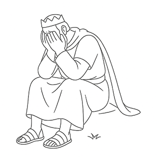 Saul Weeping