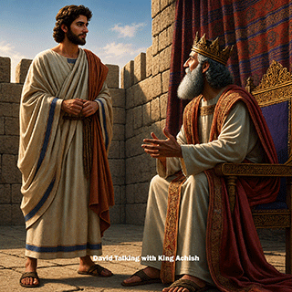 David Talking with King Achish