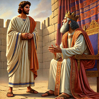 David Talking with King Achish