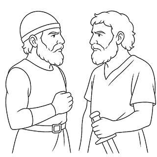Joab Talking with Abner