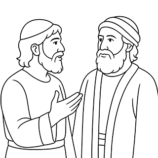 Joab Talking with King David