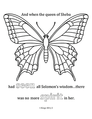 And when the queen of Sheba