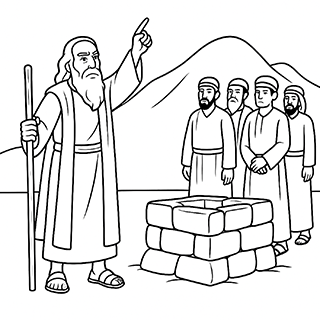 Elijah and the Prophets of Baal on Mt Carmel