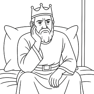 King Ahab Displeased