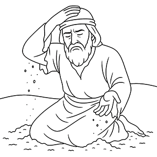 Ahab Repenting in Dust and Ashes