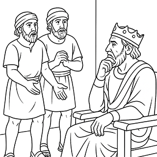 Messengers Bringing News to the King