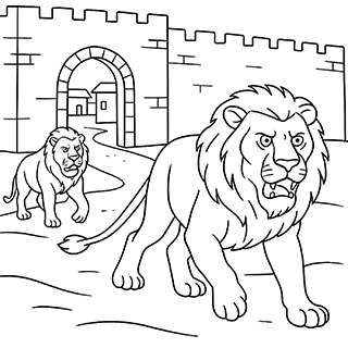 Lions Coming into the City