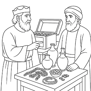 Hezekiah Showing Berodach baladan his