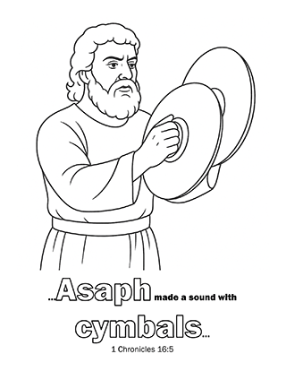Asaph Playing the Cymbals