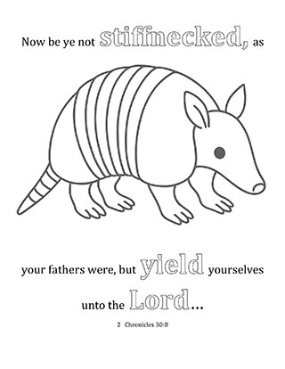 Now be ye not stiffnecked