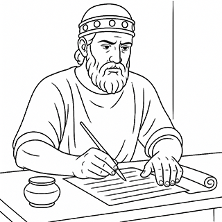 Sennacherib Writing Letters