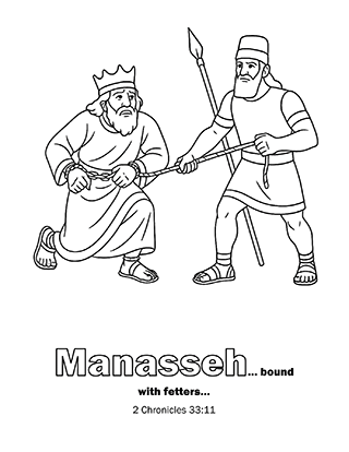 Manasseh Bound Taken Captive