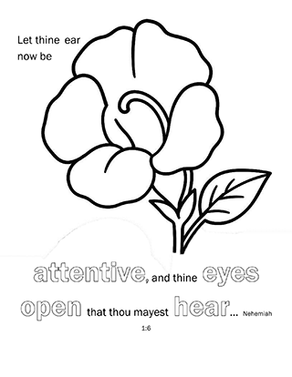 Let not thine ear