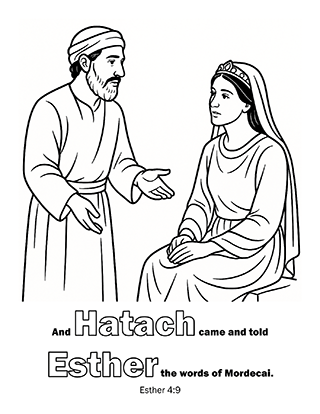Hatach Talking with Esther