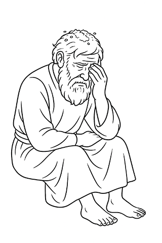 Mordecai with Ashes on his Head