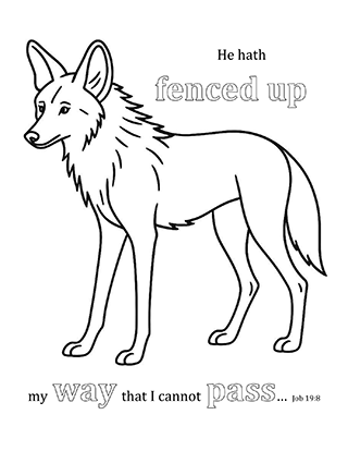 He hath fenced