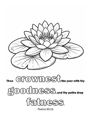 Thou crownest the