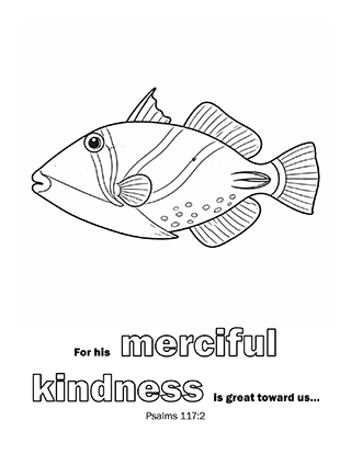 For his merciful