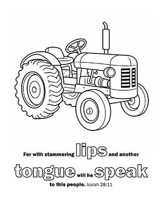 For with stammering