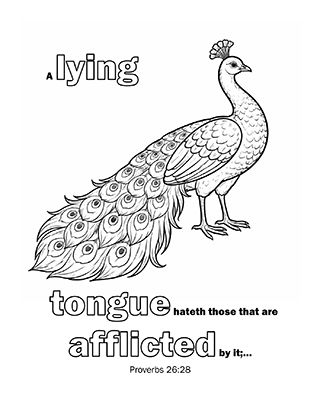 A lying tongue