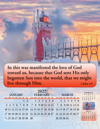 2027 English Joyful News Gospel Calendar: SF4