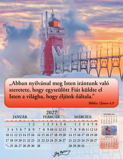 2027 Hungarian Joyful News Gospel Calendar: SF4