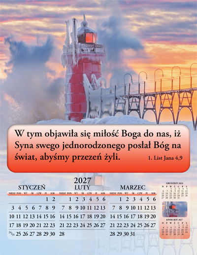 2027 Polish Joyful News Gospel Calendar: SF4
