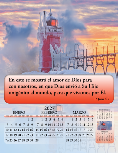2027 Spanish Joyful News Gospel Calendar: SF4