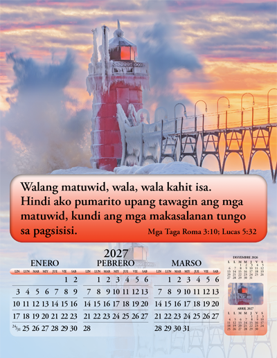 2027 Tagalog Joyful News Gospel Calendar: SF4